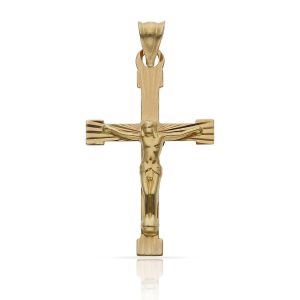 Cruz oro 18kl cristo – 17x28mm