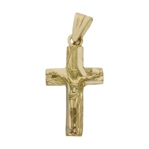 Cruz oro 18kl cristo – 15x29mm