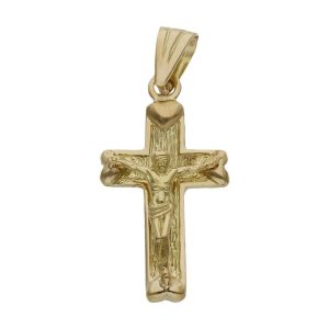 Cruz oro 18kl cristo – 15x29mm