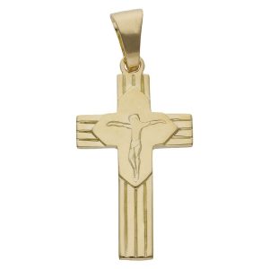 Cruz oro 18kl cristo – 19x35mm