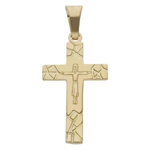 Cruz oro 18kl cristo – 20x35mm