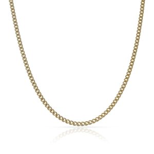 Cadena oro 18kl barbada maciza – 2 mm