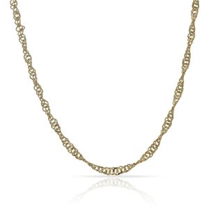 Cadena oro 18kl singapur – 3mm