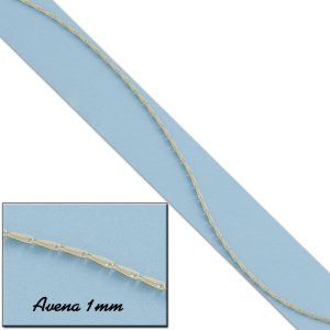 Cadena oro 18kl avena