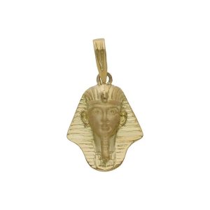 Cabeza oro 18kl tutankamon – 15x20mm