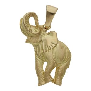 Colgante oro 18kl elefante – 27x37mm
