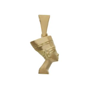 Cabeza oro 18kl nefertiti – 11x20mm