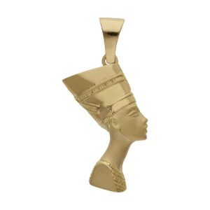 Cabeza oro 18kl nefertiti – 16x31mm