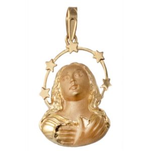 Colgante oro 18kl v. inmaculada – 21x32mm