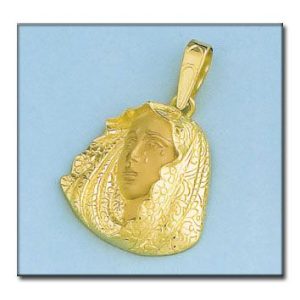 Cabeza oro 18kl v. macarena – 21x25mm
