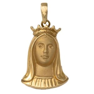 Colgante oro 18kl v. milagrosa – 19x27mm