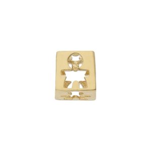 Charms oro 18kl cubo niño