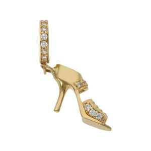 Charms colgante oro 18kl zapato