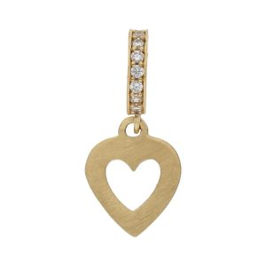 Charms colgante oro 18kl corazon