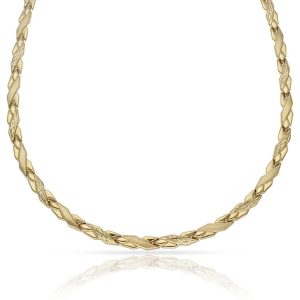 Collar oro 18kl troquelado