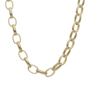 Collar oro 18kl rolot hueco – 6mm