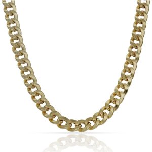 Collar oro 18kl barbado hueco – 6.50mm