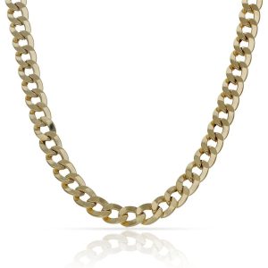 Collar oro 18kl barbado hueco – 5.50mm