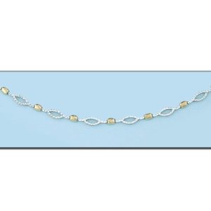 Collar oro 18kl circonita