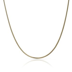Collar oro 18kl amarillo cola topo