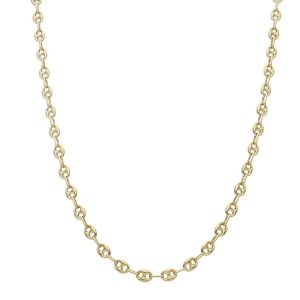 Collar oro 18kl calabrote hueco – 6mm
