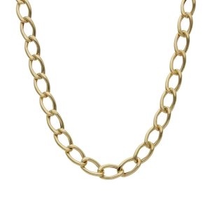Collar oro 18kl oval – 5mm