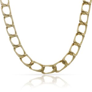 Collar oro 18kl fundido -7mm