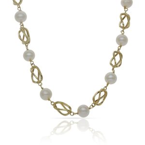 Collar oro 18 kl perla cultivada