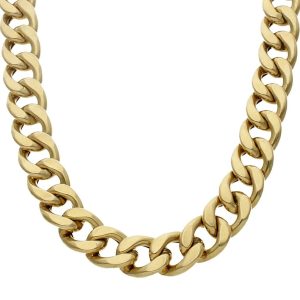 Collar oro 18kl hueco barbado – 15mm