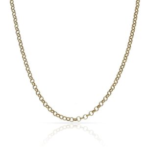 Cadena oro 18kl rolot hueca – 2mm