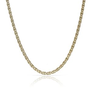 Cadena oro 18kl hueca doble eslabon – 2mm