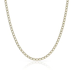 Cadena oro 18kl hueca – 2mm