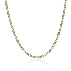 Cadena oro 18kl 3×1 hueca – 2mm