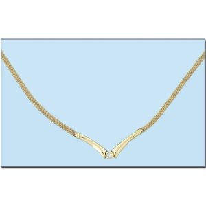 Collar oro circonita 18kl