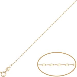 Cadena oro 18kl hueca – 1.30mm