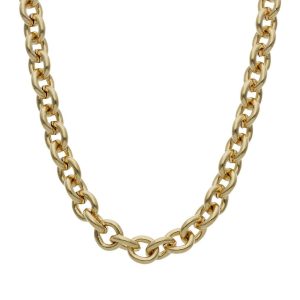 Collar oro 18kl rolot hueco – 7mm