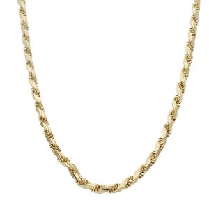 Cordon oro 18kl salomonico tallado 4.5mm