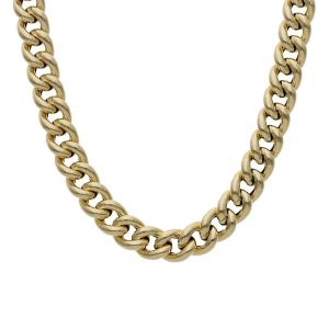 Collar oro 18kl barbado hueco – 7mm