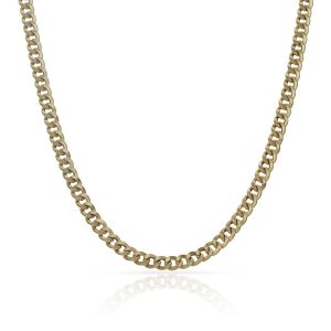Cadena oro 18kl hueca barbada – 3mm
