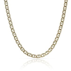 Cadena oro 18kl hueca ancla – 3mm