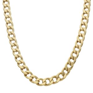 Collar oro 18kl hueco barbado – 9mm