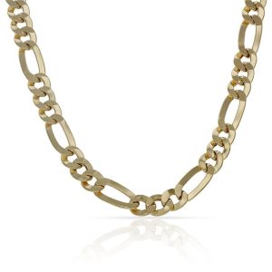 Collar oro 18kl hueco 3×1 – 6mm