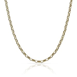 Cadena oro 18kl rolot hueca- 2mm