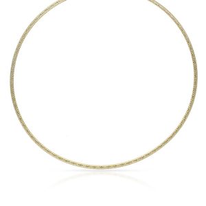 Gargantilla oro 18kl tallada 3mm