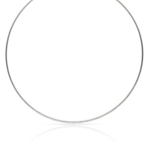 Collar oro 18kl blanco 2mm