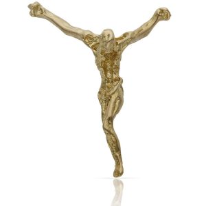 Cristo dali oro 18kl – 31x39mm