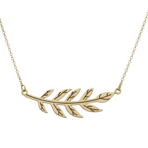 Gargantilla oro 18kl hoja
