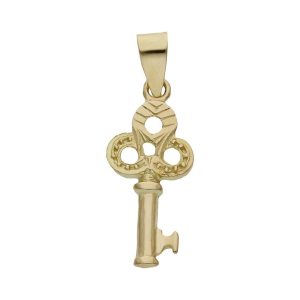 Colgante oro 18kl llave – 8x20mm