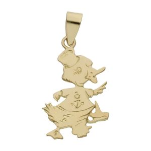 Colgante oro 18kl pato