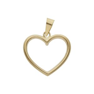 Colgante oro 18kl corazon – 15x14mm